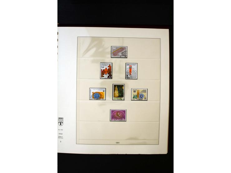 1850/1988, gestempelte Sammlung mit u.a. Mi.-Nr. 1 (2), 2 (2), 10-15I, 10-15II, 161-77, 518-23, 555, Bl.1 (Fotoattest Zenker 