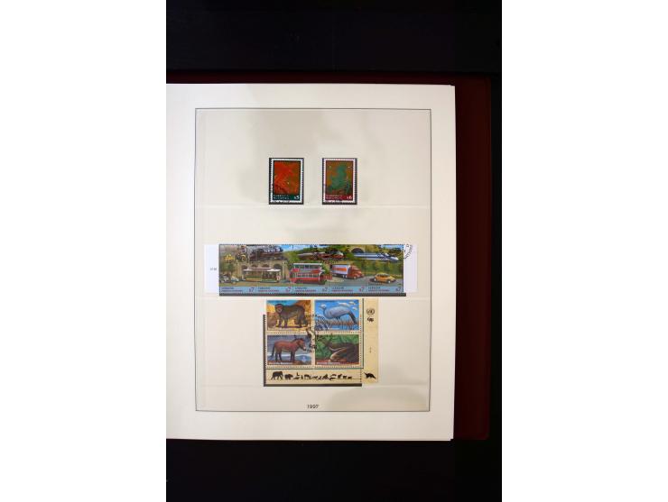 1850/1988, gestempelte Sammlung mit u.a. Mi.-Nr. 1 (2), 2 (2), 10-15I, 10-15II, 161-77, 518-23, 555, Bl.1 (Fotoattest Zenker 