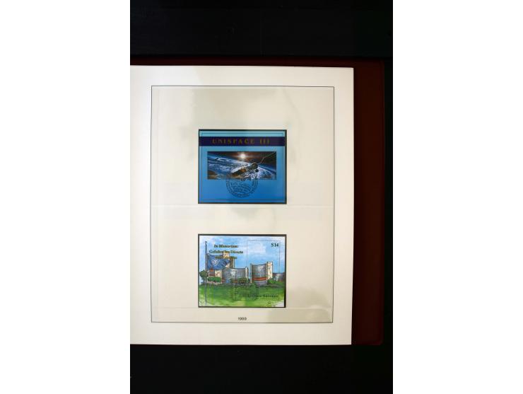 1850/1988, gestempelte Sammlung mit u.a. Mi.-Nr. 1 (2), 2 (2), 10-15I, 10-15II, 161-77, 518-23, 555, Bl.1 (Fotoattest Zenker 