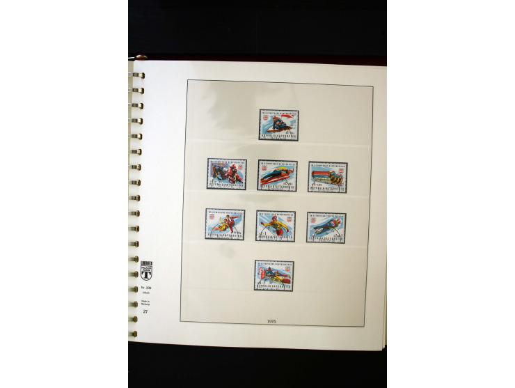 1850/1988, gestempelte Sammlung mit u.a. Mi.-Nr. 1 (2), 2 (2), 10-15I, 10-15II, 161-77, 518-23, 555, Bl.1 (Fotoattest Zenker 