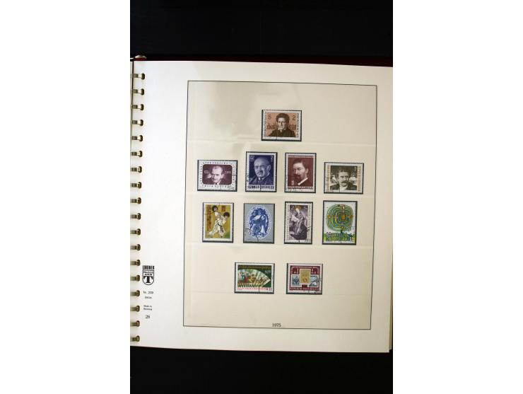 1850/1988, gestempelte Sammlung mit u.a. Mi.-Nr. 1 (2), 2 (2), 10-15I, 10-15II, 161-77, 518-23, 555, Bl.1 (Fotoattest Zenker 