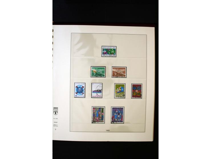 1850/1988, gestempelte Sammlung mit u.a. Mi.-Nr. 1 (2), 2 (2), 10-15I, 10-15II, 161-77, 518-23, 555, Bl.1 (Fotoattest Zenker 