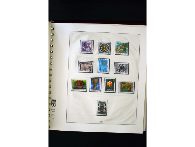 1850/1988, gestempelte Sammlung mit u.a. Mi.-Nr. 1 (2), 2 (2), 10-15I, 10-15II, 161-77, 518-23, 555, Bl.1 (Fotoattest Zenker 