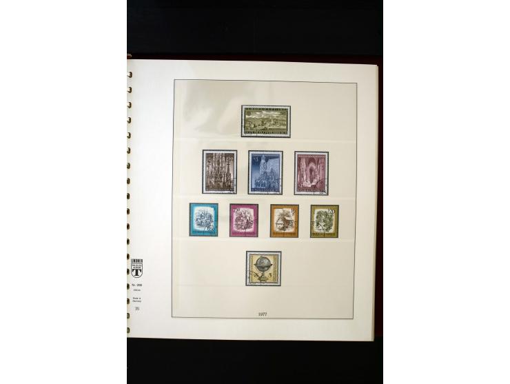 1850/1988, gestempelte Sammlung mit u.a. Mi.-Nr. 1 (2), 2 (2), 10-15I, 10-15II, 161-77, 518-23, 555, Bl.1 (Fotoattest Zenker 