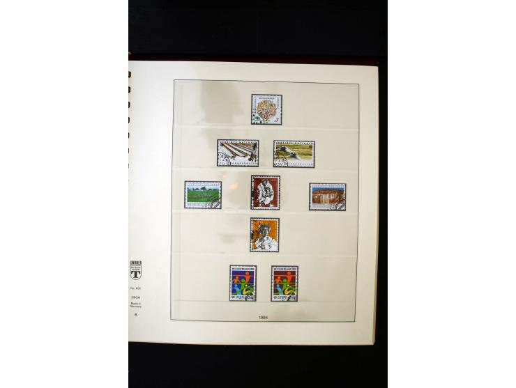 1850/1988, gestempelte Sammlung mit u.a. Mi.-Nr. 1 (2), 2 (2), 10-15I, 10-15II, 161-77, 518-23, 555, Bl.1 (Fotoattest Zenker 
