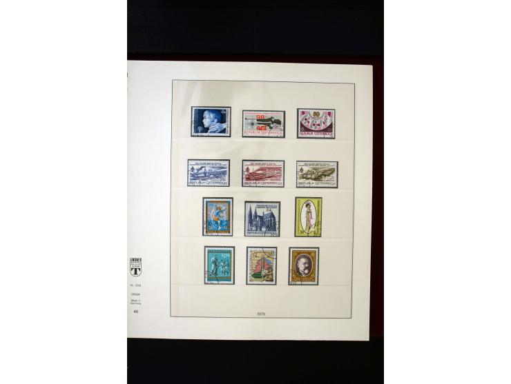 1850/1988, gestempelte Sammlung mit u.a. Mi.-Nr. 1 (2), 2 (2), 10-15I, 10-15II, 161-77, 518-23, 555, Bl.1 (Fotoattest Zenker 