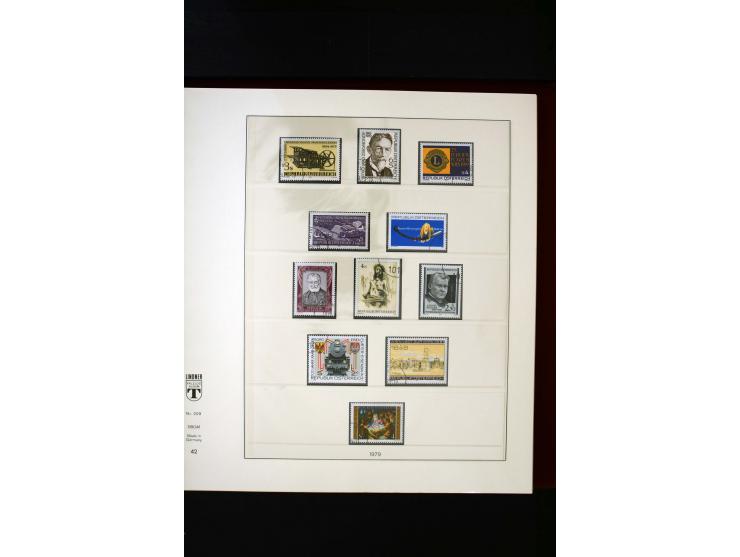 1850/1988, gestempelte Sammlung mit u.a. Mi.-Nr. 1 (2), 2 (2), 10-15I, 10-15II, 161-77, 518-23, 555, Bl.1 (Fotoattest Zenker 
