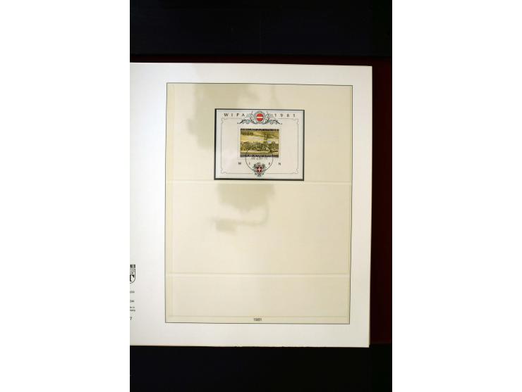 1850/1988, gestempelte Sammlung mit u.a. Mi.-Nr. 1 (2), 2 (2), 10-15I, 10-15II, 161-77, 518-23, 555, Bl.1 (Fotoattest Zenker 