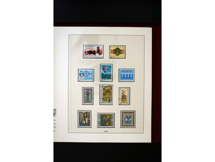 1850/1988, gestempelte Sammlung mit u.a. Mi.-Nr. 1 (2), 2 (2), 10-15I, 10-15II, 161-77, 518-23, 555, Bl.1 (Fotoattest Zenker 