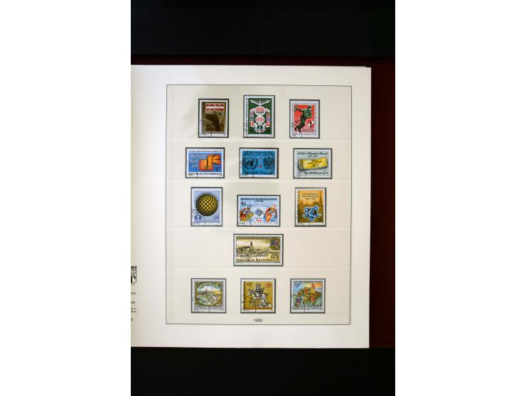1850/1988, gestempelte Sammlung mit u.a. Mi.-Nr. 1 (2), 2 (2), 10-15I, 10-15II, 161-77, 518-23, 555, Bl.1 (Fotoattest Zenker 