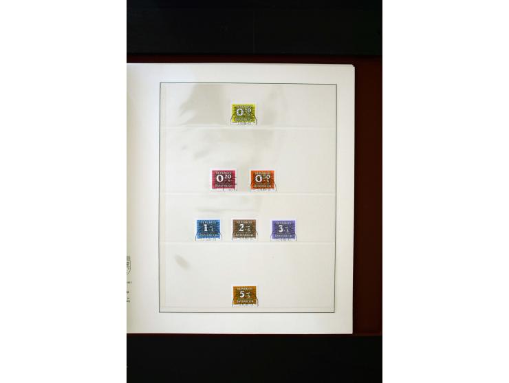 1850/1988, gestempelte Sammlung mit u.a. Mi.-Nr. 1 (2), 2 (2), 10-15I, 10-15II, 161-77, 518-23, 555, Bl.1 (Fotoattest Zenker 