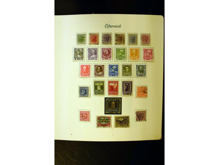 1850/1949, postfrische, ungebrauchte und gestempelte Sammlung mit u.a. Mi.-Nr. 161-77, 555-56, 588, Bl.1 (fleckig), 772-75B K