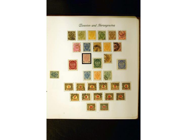 1850/1949, postfrische, ungebrauchte und gestempelte Sammlung mit u.a. Mi.-Nr. 161-77, 555-56, 588, Bl.1 (fleckig), 772-75B K