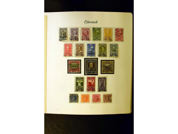 1850/1949, postfrische, ungebrauchte und gestempelte Sammlung mit u.a. Mi.-Nr. 161-77, 555-56, 588, Bl.1 (fleckig), 772-75B K