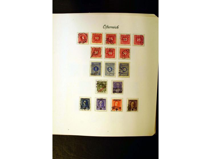 1850/1949, postfrische, ungebrauchte und gestempelte Sammlung mit u.a. Mi.-Nr. 161-77, 555-56, 588, Bl.1 (fleckig), 772-75B K