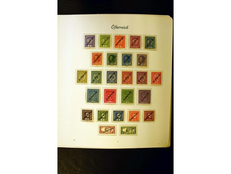 1850/1949, postfrische, ungebrauchte und gestempelte Sammlung mit u.a. Mi.-Nr. 161-77, 555-56, 588, Bl.1 (fleckig), 772-75B K