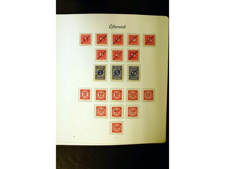 1850/1949, postfrische, ungebrauchte und gestempelte Sammlung mit u.a. Mi.-Nr. 161-77, 555-56, 588, Bl.1 (fleckig), 772-75B K