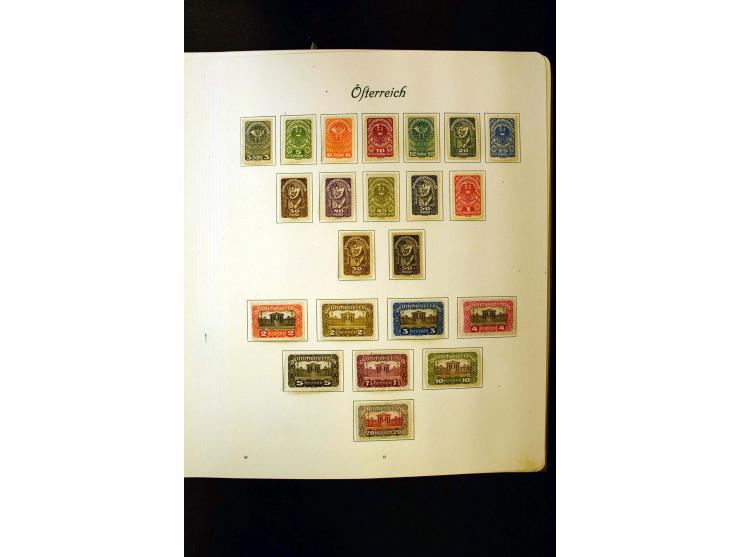 1850/1949, postfrische, ungebrauchte und gestempelte Sammlung mit u.a. Mi.-Nr. 161-77, 555-56, 588, Bl.1 (fleckig), 772-75B K