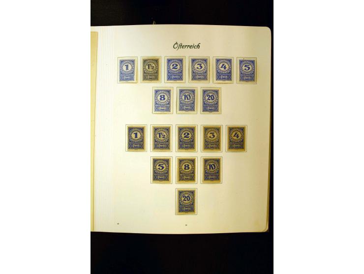 1850/1949, postfrische, ungebrauchte und gestempelte Sammlung mit u.a. Mi.-Nr. 161-77, 555-56, 588, Bl.1 (fleckig), 772-75B K