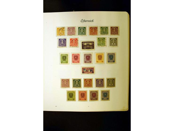 1850/1949, postfrische, ungebrauchte und gestempelte Sammlung mit u.a. Mi.-Nr. 161-77, 555-56, 588, Bl.1 (fleckig), 772-75B K