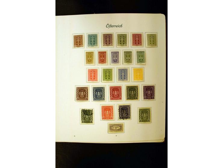 1850/1949, postfrische, ungebrauchte und gestempelte Sammlung mit u.a. Mi.-Nr. 161-77, 555-56, 588, Bl.1 (fleckig), 772-75B K