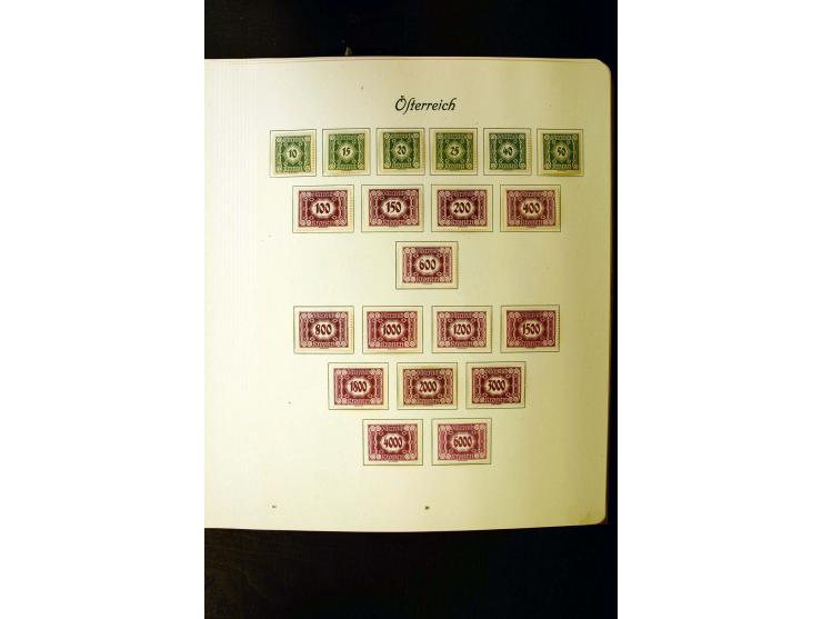 1850/1949, postfrische, ungebrauchte und gestempelte Sammlung mit u.a. Mi.-Nr. 161-77, 555-56, 588, Bl.1 (fleckig), 772-75B K