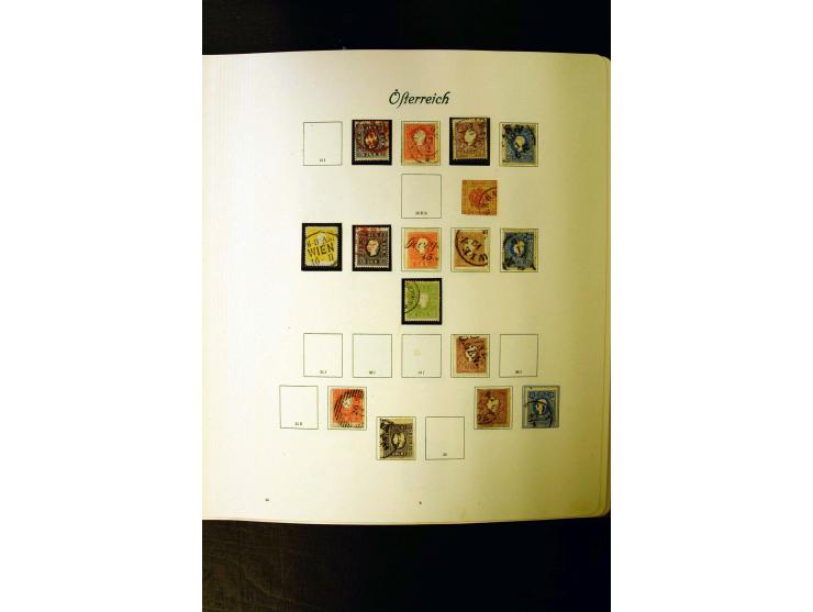 1850/1949, postfrische, ungebrauchte und gestempelte Sammlung mit u.a. Mi.-Nr. 161-77, 555-56, 588, Bl.1 (fleckig), 772-75B K