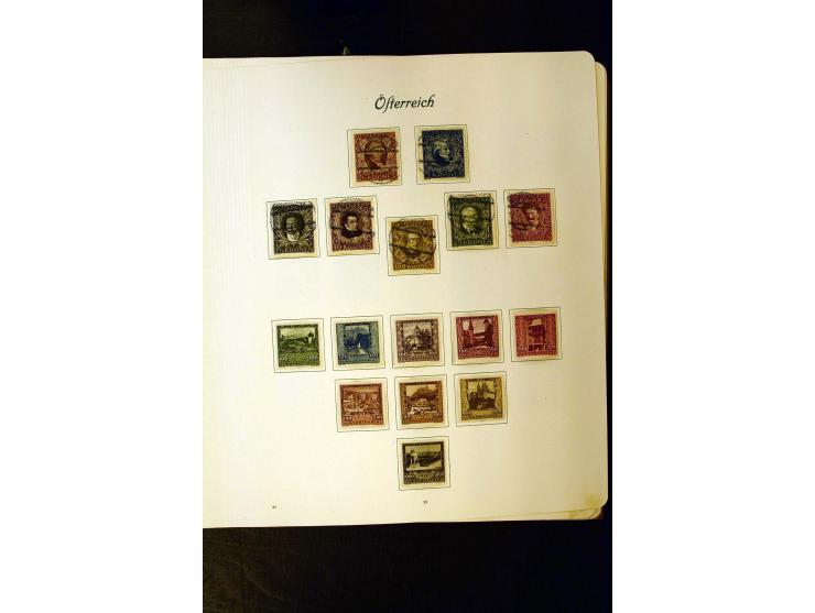 1850/1949, postfrische, ungebrauchte und gestempelte Sammlung mit u.a. Mi.-Nr. 161-77, 555-56, 588, Bl.1 (fleckig), 772-75B K