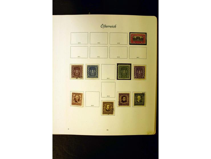 1850/1949, postfrische, ungebrauchte und gestempelte Sammlung mit u.a. Mi.-Nr. 161-77, 555-56, 588, Bl.1 (fleckig), 772-75B K