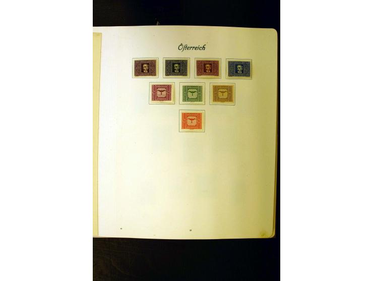 1850/1949, postfrische, ungebrauchte und gestempelte Sammlung mit u.a. Mi.-Nr. 161-77, 555-56, 588, Bl.1 (fleckig), 772-75B K