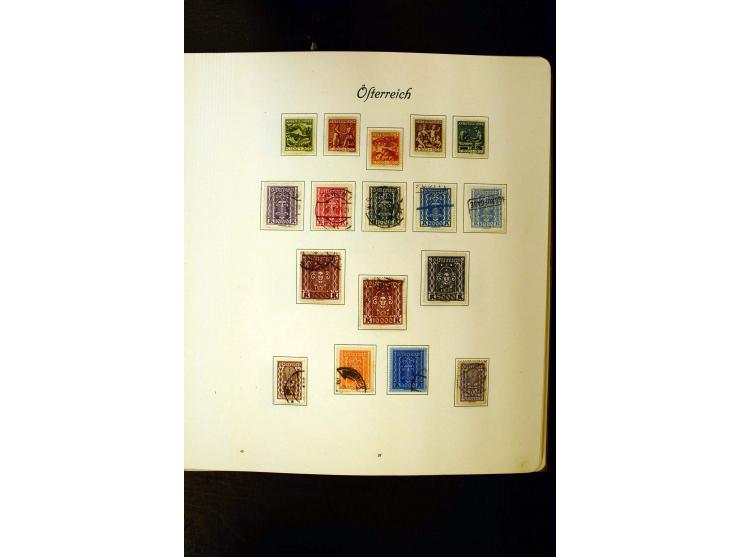 1850/1949, postfrische, ungebrauchte und gestempelte Sammlung mit u.a. Mi.-Nr. 161-77, 555-56, 588, Bl.1 (fleckig), 772-75B K