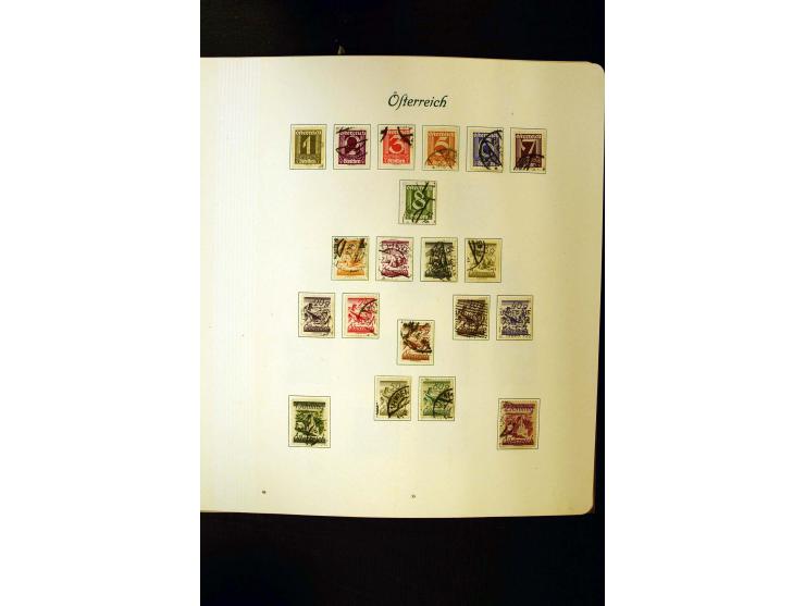 1850/1949, postfrische, ungebrauchte und gestempelte Sammlung mit u.a. Mi.-Nr. 161-77, 555-56, 588, Bl.1 (fleckig), 772-75B K
