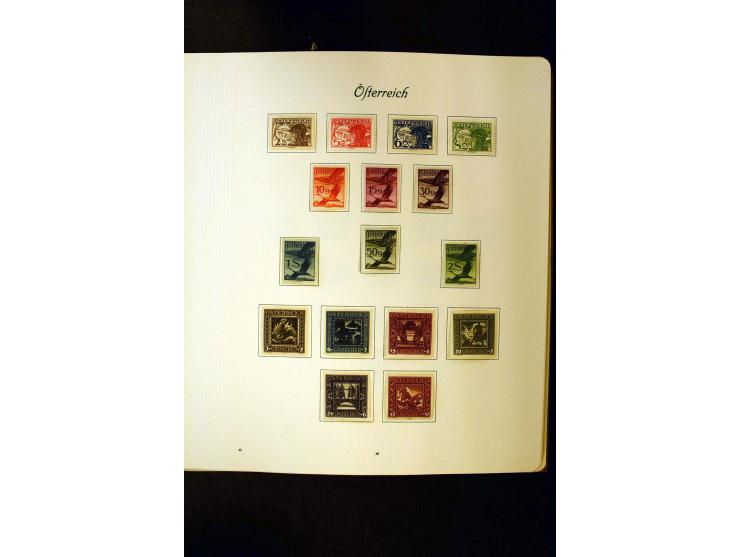 1850/1949, postfrische, ungebrauchte und gestempelte Sammlung mit u.a. Mi.-Nr. 161-77, 555-56, 588, Bl.1 (fleckig), 772-75B K