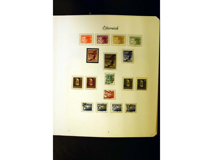 1850/1949, postfrische, ungebrauchte und gestempelte Sammlung mit u.a. Mi.-Nr. 161-77, 555-56, 588, Bl.1 (fleckig), 772-75B K