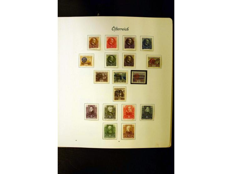 1850/1949, postfrische, ungebrauchte und gestempelte Sammlung mit u.a. Mi.-Nr. 161-77, 555-56, 588, Bl.1 (fleckig), 772-75B K