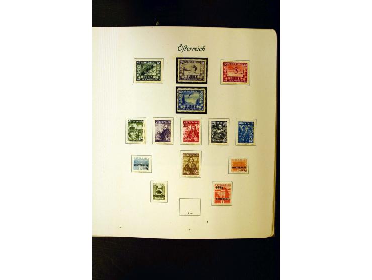 1850/1949, postfrische, ungebrauchte und gestempelte Sammlung mit u.a. Mi.-Nr. 161-77, 555-56, 588, Bl.1 (fleckig), 772-75B K