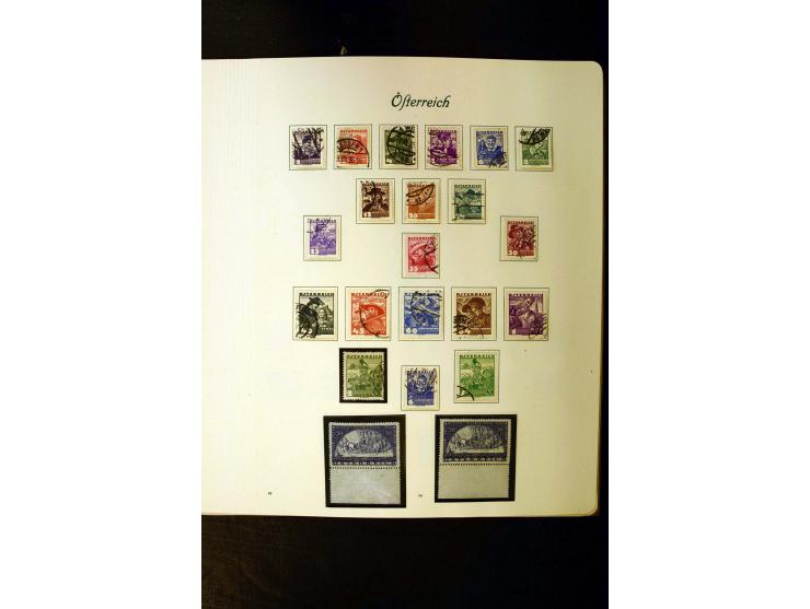1850/1949, postfrische, ungebrauchte und gestempelte Sammlung mit u.a. Mi.-Nr. 161-77, 555-56, 588, Bl.1 (fleckig), 772-75B K