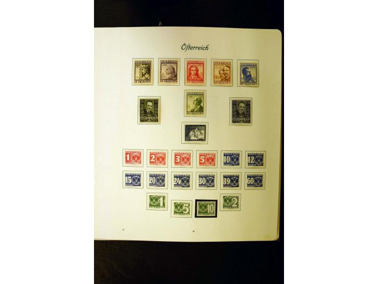 1850/1949, postfrische, ungebrauchte und gestempelte Sammlung mit u.a. Mi.-Nr. 161-77, 555-56, 588, Bl.1 (fleckig), 772-75B K