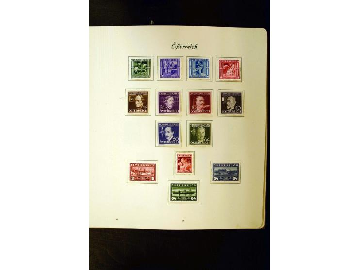 1850/1949, postfrische, ungebrauchte und gestempelte Sammlung mit u.a. Mi.-Nr. 161-77, 555-56, 588, Bl.1 (fleckig), 772-75B K