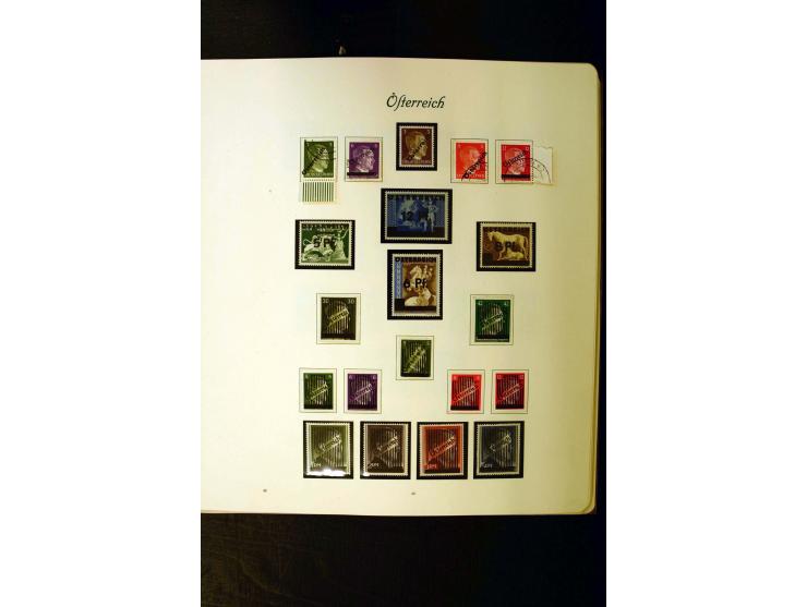 1850/1949, postfrische, ungebrauchte und gestempelte Sammlung mit u.a. Mi.-Nr. 161-77, 555-56, 588, Bl.1 (fleckig), 772-75B K