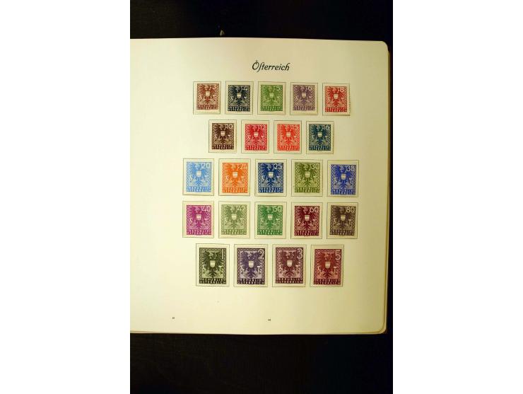 1850/1949, postfrische, ungebrauchte und gestempelte Sammlung mit u.a. Mi.-Nr. 161-77, 555-56, 588, Bl.1 (fleckig), 772-75B K