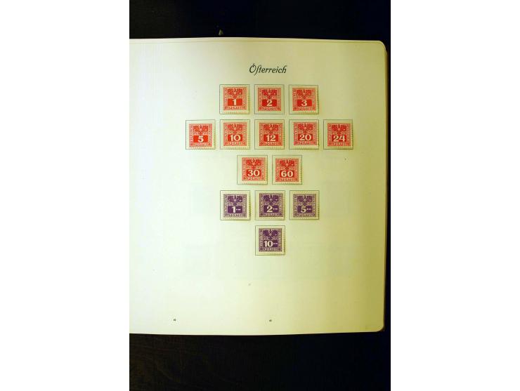 1850/1949, postfrische, ungebrauchte und gestempelte Sammlung mit u.a. Mi.-Nr. 161-77, 555-56, 588, Bl.1 (fleckig), 772-75B K