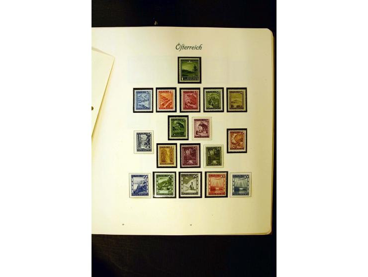 1850/1949, postfrische, ungebrauchte und gestempelte Sammlung mit u.a. Mi.-Nr. 161-77, 555-56, 588, Bl.1 (fleckig), 772-75B K