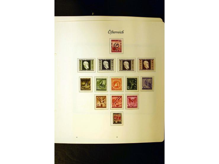 1850/1949, postfrische, ungebrauchte und gestempelte Sammlung mit u.a. Mi.-Nr. 161-77, 555-56, 588, Bl.1 (fleckig), 772-75B K
