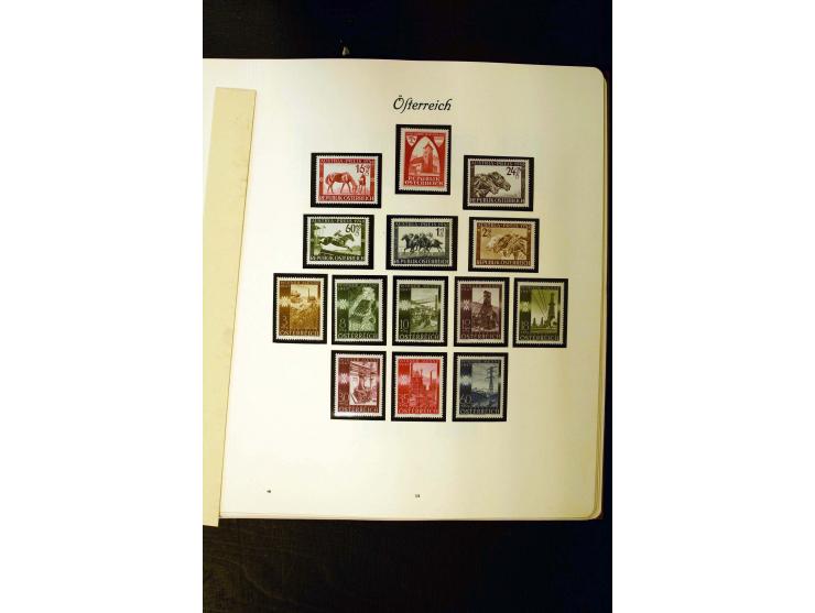 1850/1949, postfrische, ungebrauchte und gestempelte Sammlung mit u.a. Mi.-Nr. 161-77, 555-56, 588, Bl.1 (fleckig), 772-75B K