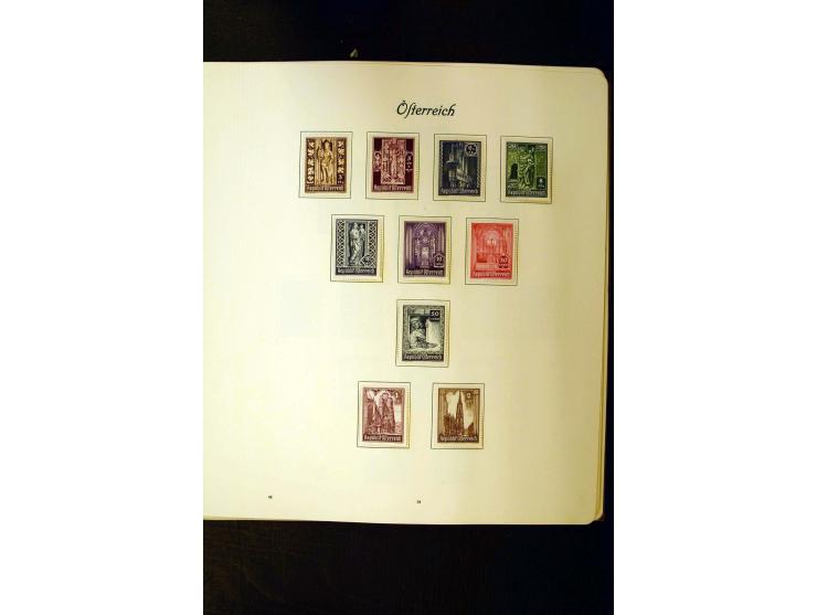 1850/1949, postfrische, ungebrauchte und gestempelte Sammlung mit u.a. Mi.-Nr. 161-77, 555-56, 588, Bl.1 (fleckig), 772-75B K