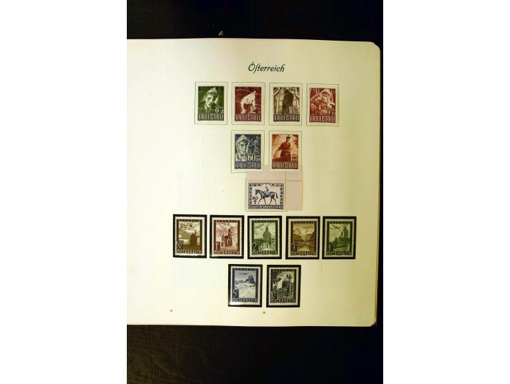 1850/1949, postfrische, ungebrauchte und gestempelte Sammlung mit u.a. Mi.-Nr. 161-77, 555-56, 588, Bl.1 (fleckig), 772-75B K