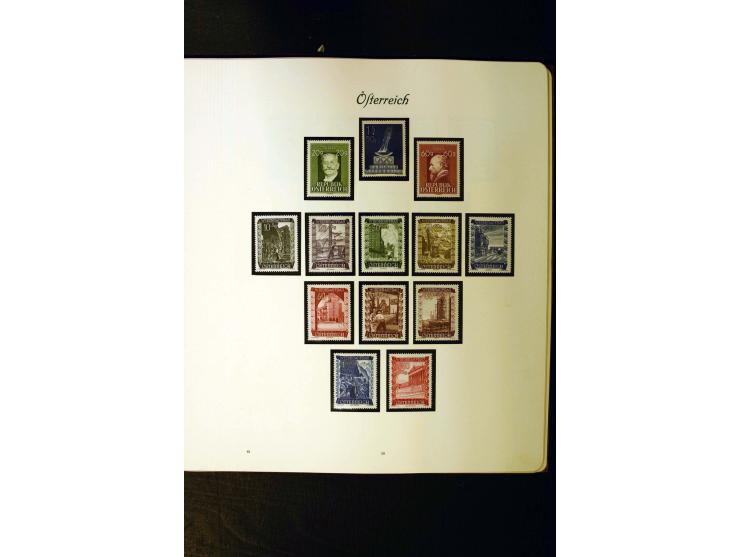1850/1949, postfrische, ungebrauchte und gestempelte Sammlung mit u.a. Mi.-Nr. 161-77, 555-56, 588, Bl.1 (fleckig), 772-75B K