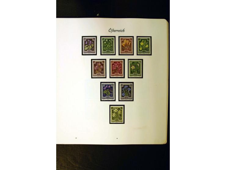 1850/1949, postfrische, ungebrauchte und gestempelte Sammlung mit u.a. Mi.-Nr. 161-77, 555-56, 588, Bl.1 (fleckig), 772-75B K