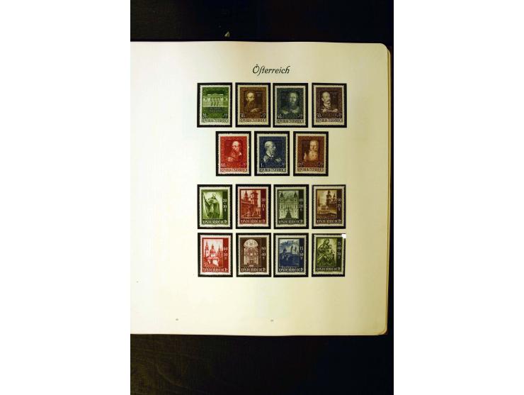1850/1949, postfrische, ungebrauchte und gestempelte Sammlung mit u.a. Mi.-Nr. 161-77, 555-56, 588, Bl.1 (fleckig), 772-75B K